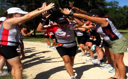 Group Women Running